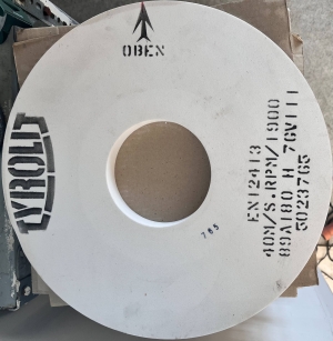 Tyrolit kerámia köszörű korong 400x25x127